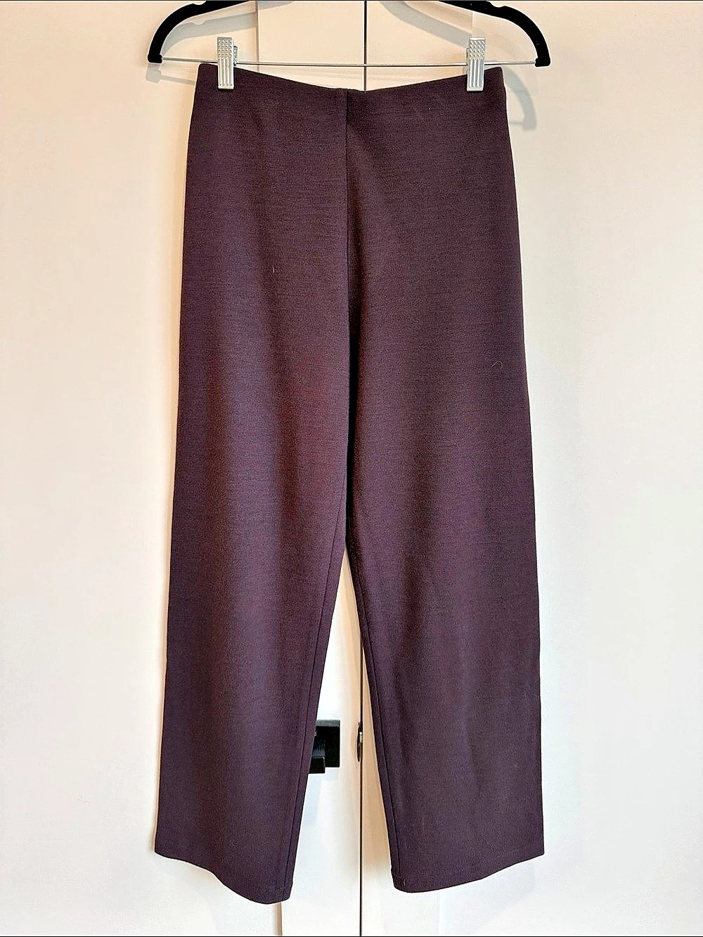 Eileen Fisher Purple Straight Leg Pants Size XS - Stretch